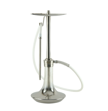 נרגילה פרימיום - ODUMAN - COSMO – SILVER BODY + SILVER GLASS
