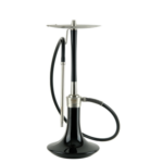 נרגילה פרימיום - ODUMAN - COSMO – SILVER BLACK BODY + WHITE GLASS