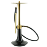 נרגילה פרימיום - ODUMAN - COSMO – GOLD BODY + BLACK GLASS