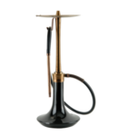 נרגילה פרימיום - ODUMAN - COSMO – BRONZE BODY + BLACK GLASS