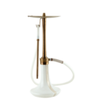 נרגילה פרימיום - ODUMAN - COSMO – BRONZE BODY + WHITE GLASS