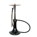 נרגילה פרימיום - ODUMAN - ARTEMIS – BLACK BRONZE BODY + BLACK GLASS