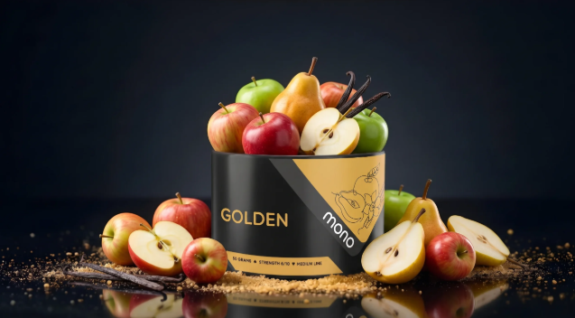 Mono 60g – N63 GOLDEN - תערובת תה לנרגילה בטעם אגס ווניל