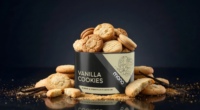 Mono 60g – N66 VANILLA COOKIES - תערובת תה לנרגילה בטעם עוגיות וניל